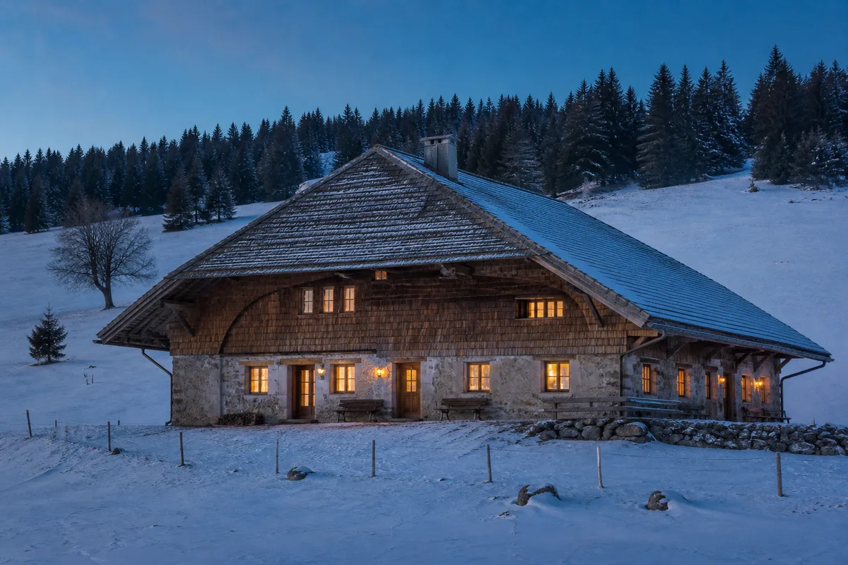 Au coeur de rénovation de ferme